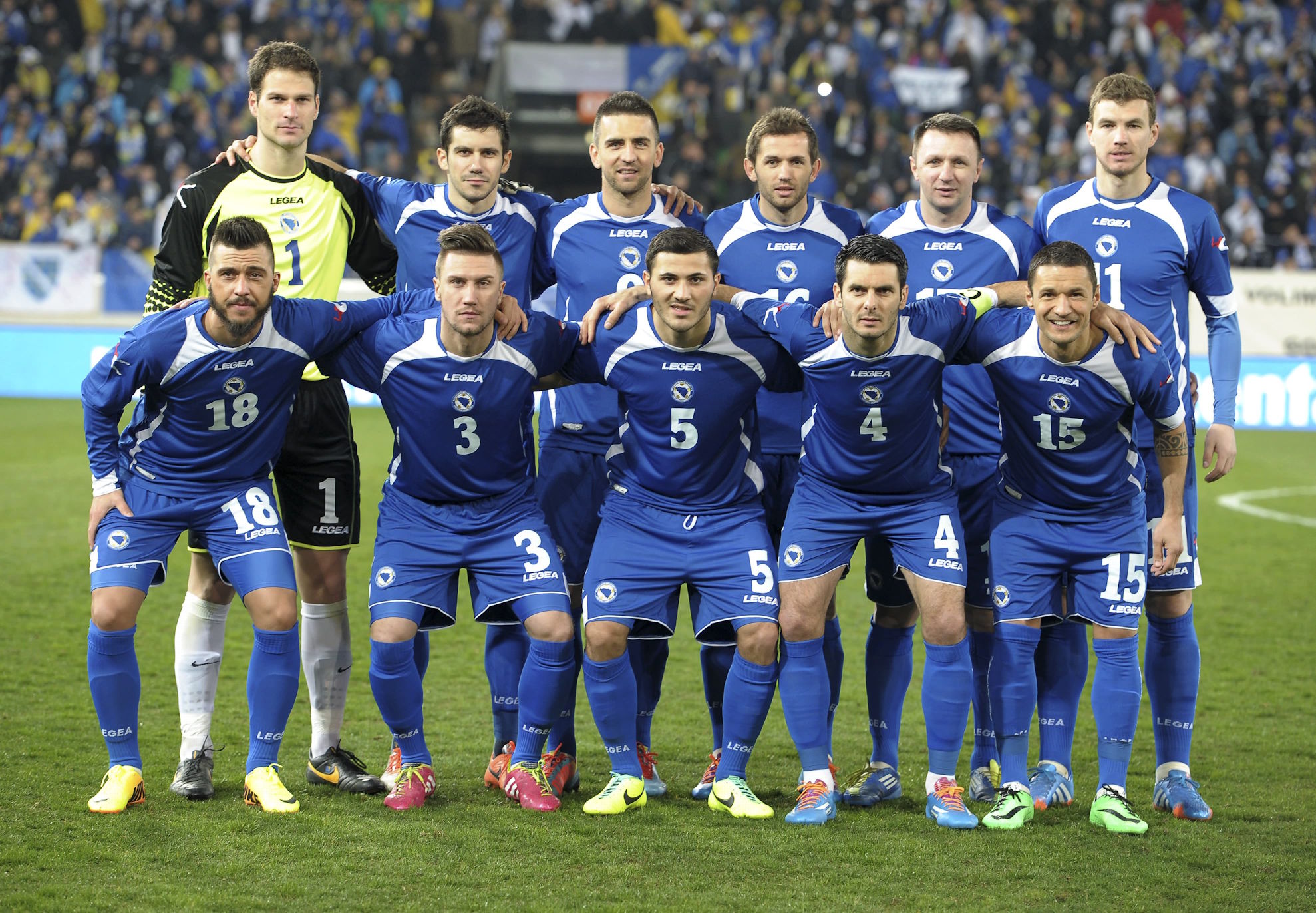 foto de equipo para Bosnia-Herzegovina
