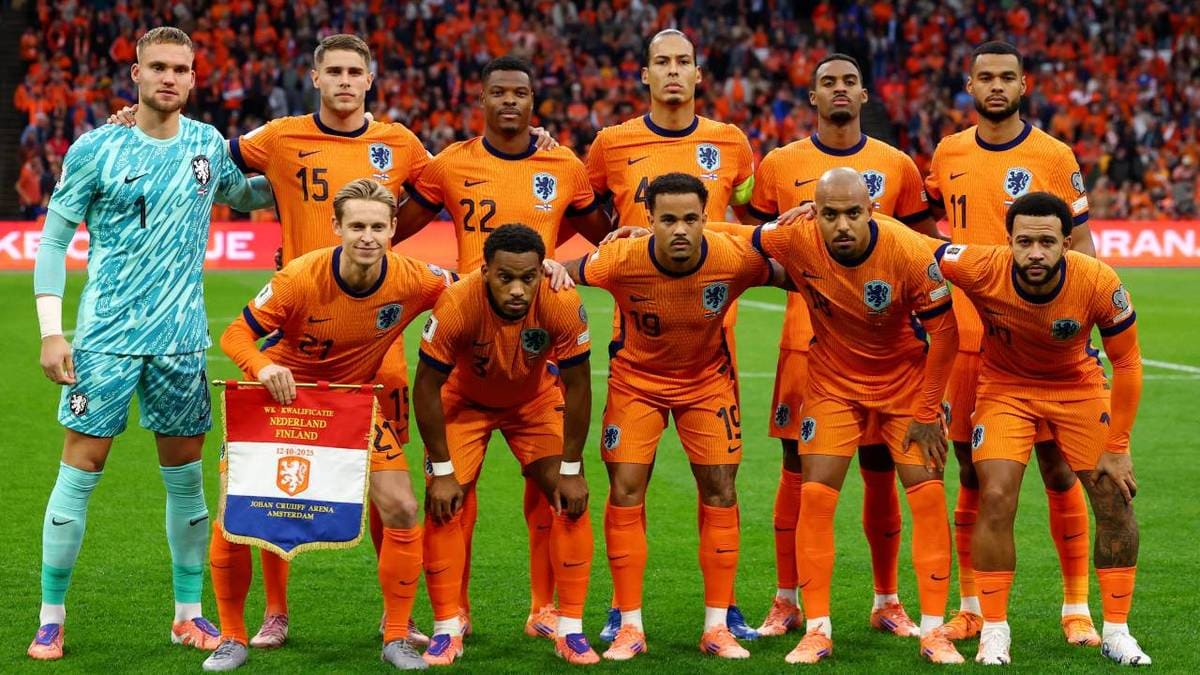 foto de equipo para Paises Bajos